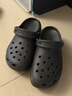 卡骆驰（CROCS）经典云朵洞洞鞋时尚百搭女鞋花园鞋沙滩鞋|206750 黑色-001(含智必星) 38 (240mm) 实拍图