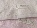 洁丽雅（Grace）纯棉抗菌防螨浴巾刺绣高档强吸水男女士加厚加大浴巾运动 800g 实拍图