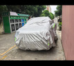 嘉谦牛津布汽车车衣全车罩防晒防雨隔热防尘防雪防冻四季通用加厚车套 【银色-铝膜双层加厚款】四季通用-防晒防雨防雪 实拍图