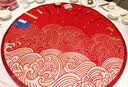 bledilait地毯垫抓周道具全套男女龙宝宝周岁生日布置抓阄用品1米图案随机 实拍图