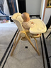 babycare宝宝餐椅6个月以上吃饭可折叠儿童座椅可移动婴儿成长椅 慕斯咖 实拍图