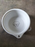 京东京造巨厚实PRO抑菌壁挂盆加大洗内裤洗衣洗脚洗漱盆36cm2只装 实拍图