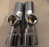 九牧（JOMOO）黄铜加厚角阀三角阀1冷1热套装   02064-1C1-1  实拍图