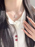 唯一（Winy）莫桑石四叶草999足银项链女款2026新款轻奢吊坠首饰520送女友礼物 实拍图
