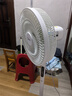 美的（Midea）【幸运草安睡1S】一级能效直流变频声控电风扇家用遥控卧室静音落地扇台式桌面抗菌大风力转页扇 实拍图