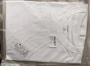 立蒙（LIMENG）男女装素色180g全棉短袖t恤圆领宽松体恤打底衫 白色 M 实拍图