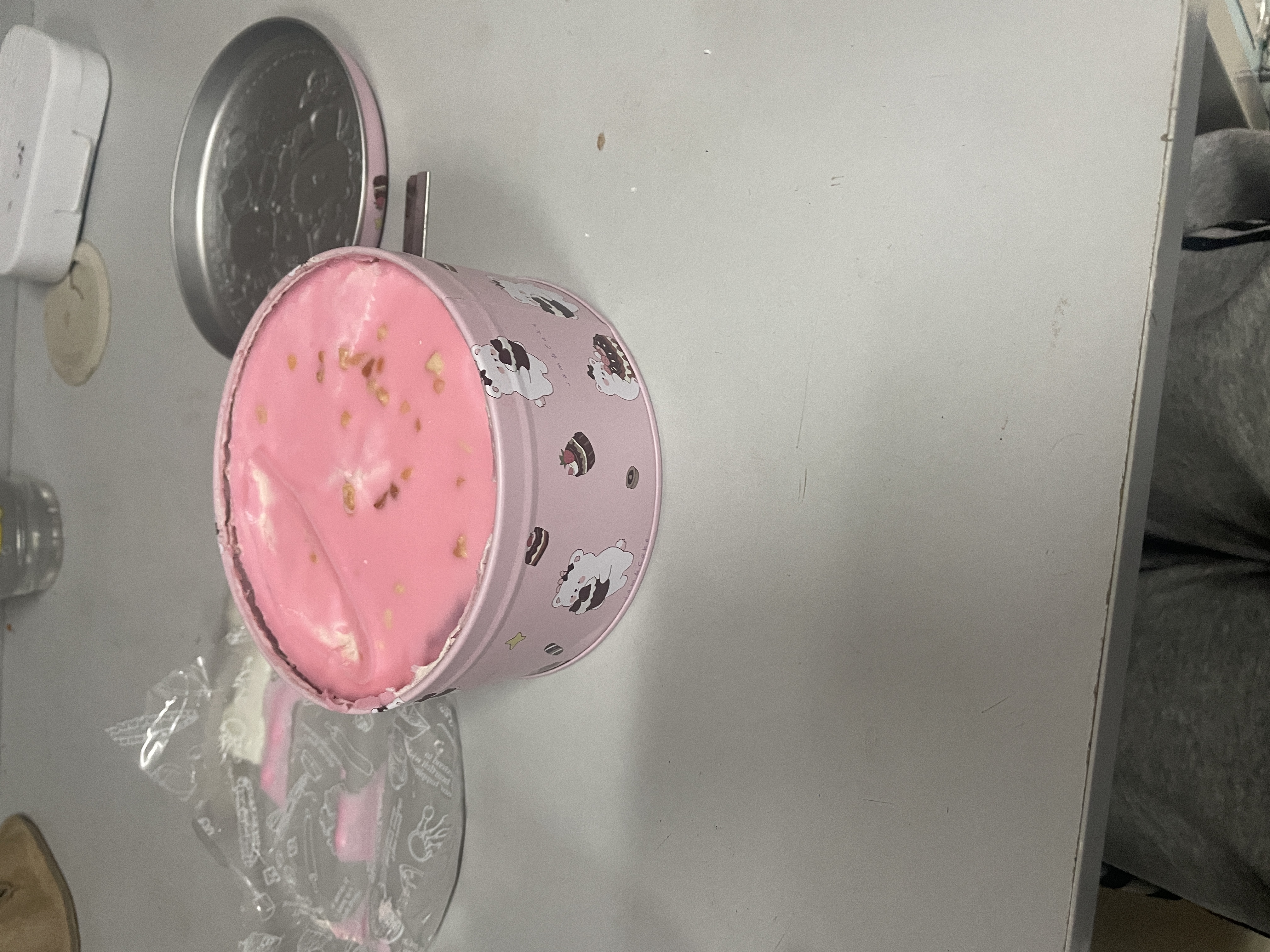 浮伴圆铁罐蛋糕动物奶油盒子蛋糕脆皮巧克力甜品点心慕斯罐罐蛋糕糕点 草莓红丝绒+芋泥奶黄 实拍图