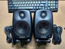 真力（Genelec） G One G1 G1B 专业级HIFI有源音箱 神秘黑 支架组合 | G1*2+线缆+桌面支架 实拍图