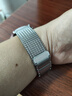 竞技者适于华为手表watch4/Pro表带watch3pro/GT5/GT4/GT3/GT6磁吸钛金属不锈钢手表带男款高级46/48 银色-编织链式22mm接口 实拍图