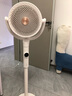 美的（Midea）【净化驱蚊】空气循环扇 直流变频电风扇 大风力落地扇 家用桌面3D摇头 卧室轻音一级能效GDJ24DXS 实拍图