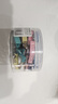 得力（deli）48只25mm彩色长尾夹票夹 4#中号金属燕尾夹票据文件夹子 办公用品 48只/筒 TP204 实拍图