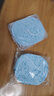优家（UPLUS）加厚加大蚕网木浆洗脸扑洁面扑洗脸棉2个含收纳盒 洗脸海绵 实拍图