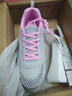轩途诗女鞋透气网面板鞋女士鞋韩版百搭透气学生跑步休闲鞋女运动鞋子 灰粉皮面 40 实拍图
