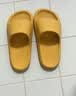 朴西香蕉船凉拖鞋女士浴室不易滑居家室内四季情侣拖鞋男 黄色 35-36 实拍图
