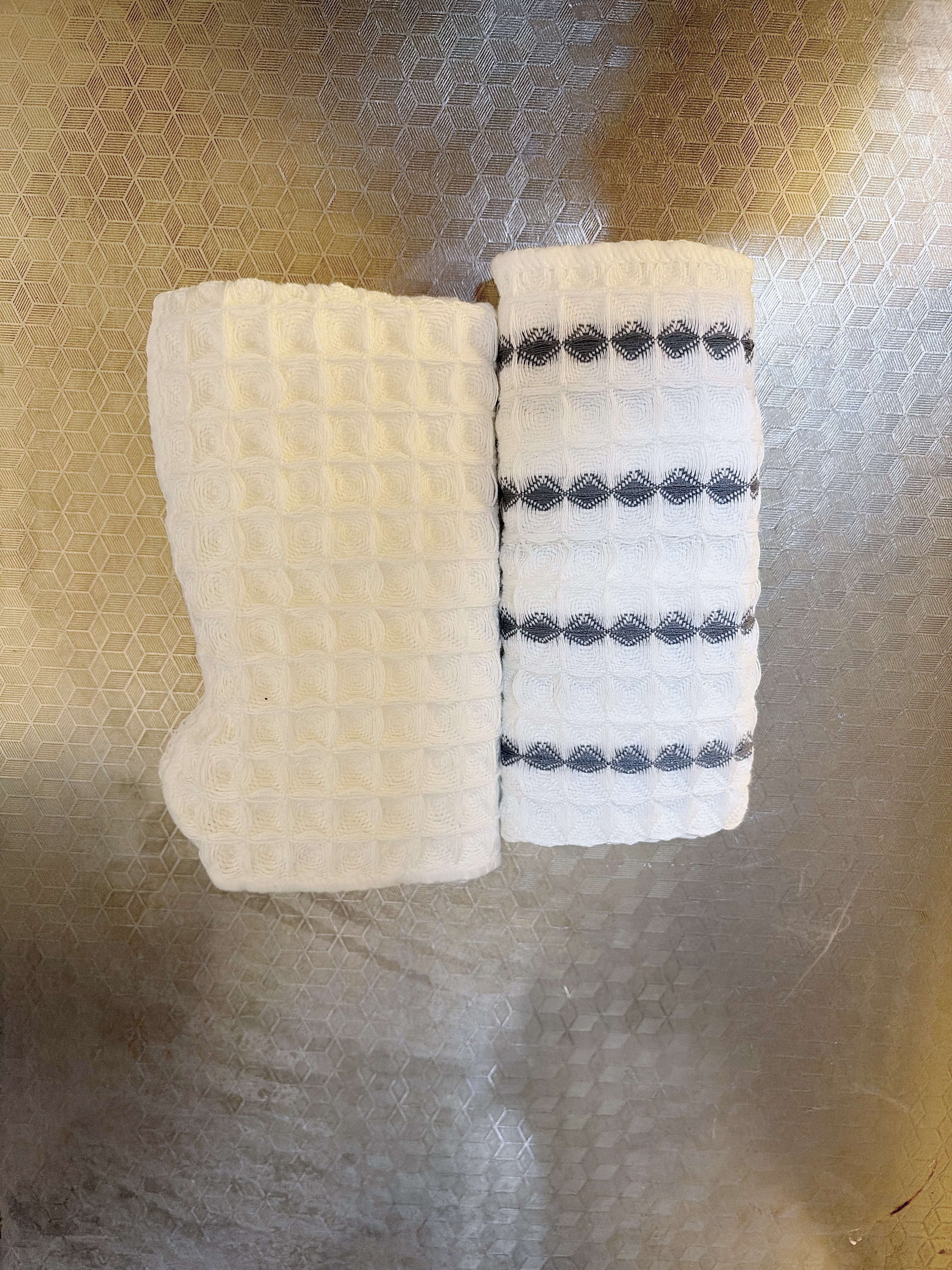 CONDOR日本华夫格抹布30*30cm*4片咖啡吧台抹布厨房洗碗布擦桌子不掉毛 实拍图