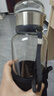 【送杯套】大容量加厚玻璃杯子便携杯茶水分离带杯套泡茶水杯 透明 1000ml吨吨桶 1只装 实拍图