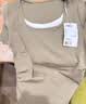 森马（Semir）短袖t恤女短款假两件百搭上衣25夏装显瘦U领套头衫109325100015 实拍图