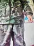 耐典春秋绿森林弹力工作服套装男机修电焊工装迷彩劳保服耐磨作训服 实拍图
