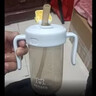 小土豆（potato）儿童节礼物水杯PP直饮杯外出便携个性吸管杯带背带300ml 日落黄 实拍图