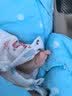图涂丫婴儿防晒薄款女宝宝遮阳帽春秋新生小月龄婴幼儿帽子太阳帽 仙仙公主-小白花 均码:适用头围（40-46cm），建议0-1岁 实拍图