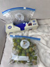 OQB德国食品级保鲜袋冷冻密封袋冰箱专用封口透明加厚家用厨房收纳袋 中号1盒+小号1盒【45只】 【拉链式食品分类收纳袋冷藏袋密实袋】 晒单实拍图