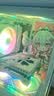 京品鹿棱镜4PRO积木款机箱风扇无线拼接12CM散热风扇PWM温控ARGB神光同步5V3针反向7PRO水冷风扇5GT白色 双十口ARGB风扇HUB集线器白色 实拍图