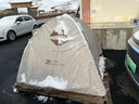 牧高笛（MOBIGARDEN）帐篷 户外露营带雪裙三人四季帐篷冷山3PLUS NXZQU61018 晨雾白 实拍图