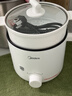 美的（Midea）电煮锅 宿舍小电锅 电蒸锅 学生寝室一体泡面小火锅电煮锅 多功能锅 电热锅 XZE1613 配蒸笼 1.7L 实拍图