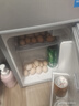 华宝小冰箱小型家用出租房用冷藏冷冻两用一级能效节能省电迷你宿舍寝室办公室二门电冰箱 【店长推荐】58L银色【一级能效】 实拍图