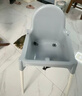 宜家（IKEA）ANTILOP安迪洛高脚椅宝宝餐椅婴儿餐椅儿童椅学坐椅多功能椅子 蓝灰色（含桌板）（座位尺寸：22*25cm） 实拍图