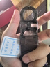 菲拉格慕（Ferragamo）腰带男士商务双面板扣皮带牛皮 3.5CM宽 圣诞礼物 送男友礼盒装 黑棕荔枝纹/枪色扣679710-689134 实拍图