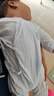 贝瑞加（Babyprints）宝宝连体衣2件装婴儿纯棉衣服四季薄款家居内衣透气爬服 白蓝66 实拍图