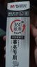 晨光(M&G)文具0.7mm黑色中性笔芯优质办公拔盖子弹头签字笔替芯事务专用水笔芯20支/盒MG6128 实拍图