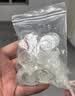 首力防滑垫片红木茶几餐桌台面钢化玻璃固定桌垫透明玻璃垫片50个装 实拍图