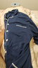 京东京造10A抑菌纯棉睡衣男衣服夏季套装A类一等品50支情侣家居服绀青XL 实拍图