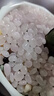 寿禾雨花石石头鹅卵石装饰造景石子 1kg迷你粉白水晶雨花石0.5-0.8cm 实拍图