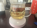 富光花茶杯 男女士茶水分离杯子 双层办公泡茶玻璃杯带把高硼硅水杯 实拍图