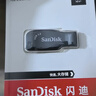 闪迪（SanDisk）128GB USB3.2 U盘 CZ550黑色 读速100MB/s 安全加密 数据恢复 学习办公电脑车载 高速大容量优盘 实拍图