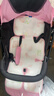 babycare自然凉选车席透气宝宝专用手推车坐垫通用席子芭乐青提38×70CM 实拍图