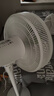 美的（Midea）【幸运草安睡1S】一级能效直流变频声控电风扇家用遥控卧室静音落地扇台式桌面抗菌大风力转页扇 实拍图
