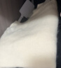ELLE【明星同款】法式山羊绒针织衫女25冬新款新年打底衫圆领毛衣 白色 S 实拍图