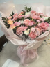 馨仪鲜花速递玫瑰向日葵康乃馨花束送女友生日礼物全国同城配送 康乃馨粉玫瑰混搭花束 实拍图