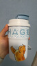 霸王茶姬（CHAGEE）保温杯316不锈钢吸管茶水杯子咖啡杯儿童节礼物萌宠泡泡杯田园犬 实拍图
