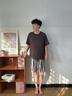 安之伴【巨凉感】情侣睡衣夏季奥力棉休闲宽松可外穿套装男女短袖家居服 实拍图