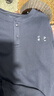 安德玛春夏Waffle Henley男子华夫格运动休闲短袖T恤6007562 暴雨灰044 建议拍小一码 2XL 建议拍小一码 实拍图