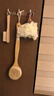 Creative art洗澡刷搓背刷 搓澡神器后背沐浴刷长柄双面干刷硬毛软毛猪鬃毛刷 实拍图