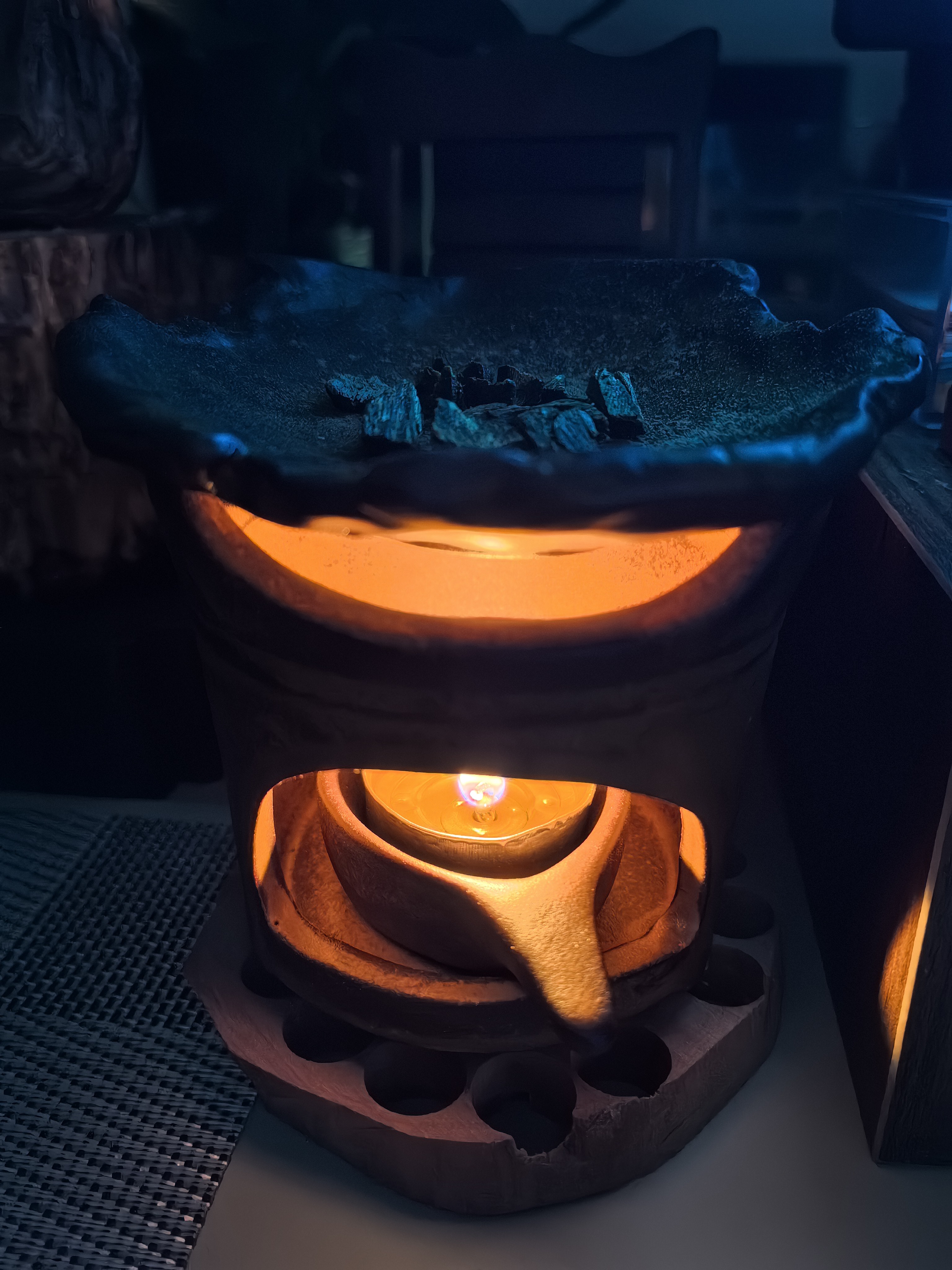 轩椽阁陶瓷隔火空熏炉烘焙炉烤茶炉茶叶提香器蜡烛醒茶器檀香香粉熏香炉 实拍图