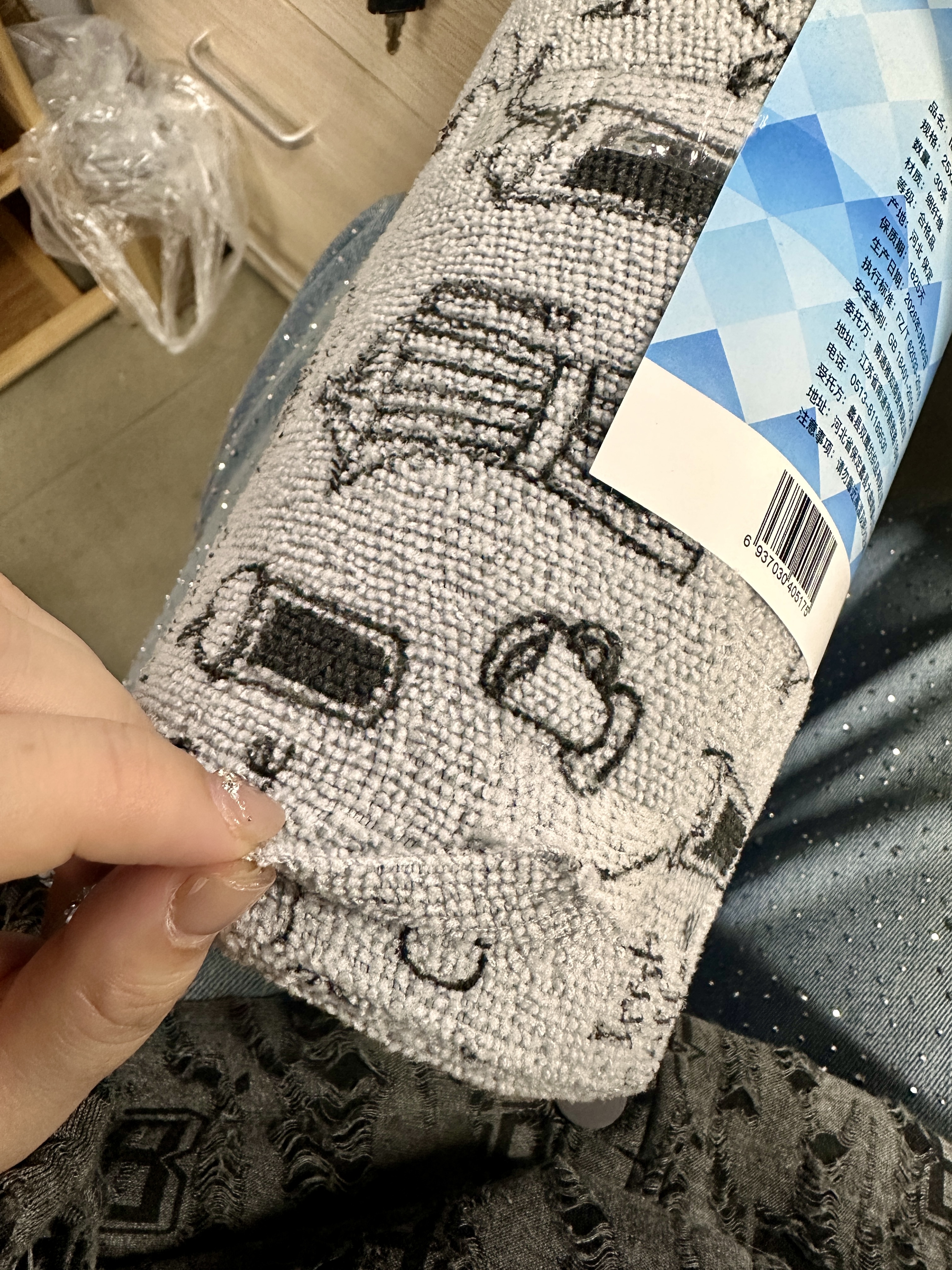 妙然超大卷30条25*25*10A抗菌手撕抹布洗碗布厨房洗碗巾清洁百洁布 实拍图