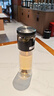 京东京造玻璃杯 全能茶水分离杯 泡茶杯双层泡茶分离杯子男士钻石黑330ml 实拍图