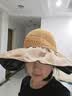 FitonTon遮阳帽子女空顶防晒帽黑胶防紫外线太阳帽夏加宽帽檐户外百搭草帽 实拍图